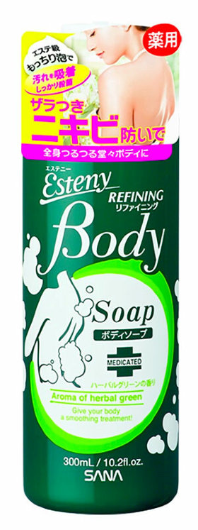 Sana Body Refining Shampoo Шампунь для проблемной кожи тела (с ароматом свежих трав) 300 мл