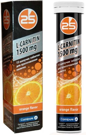 25-й час 25 час L-Carnitin 1500 mg 15 таблеток