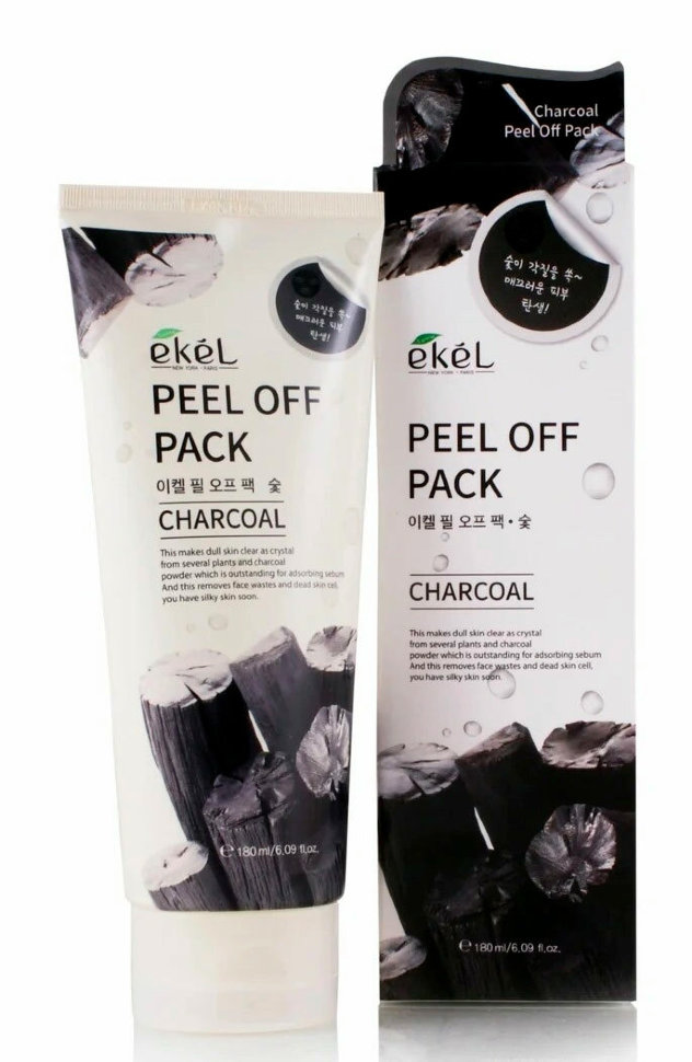 Ekel Пенка для умывания с экстрактом древесного угля Foam Cleanser Charcoal 180 мл