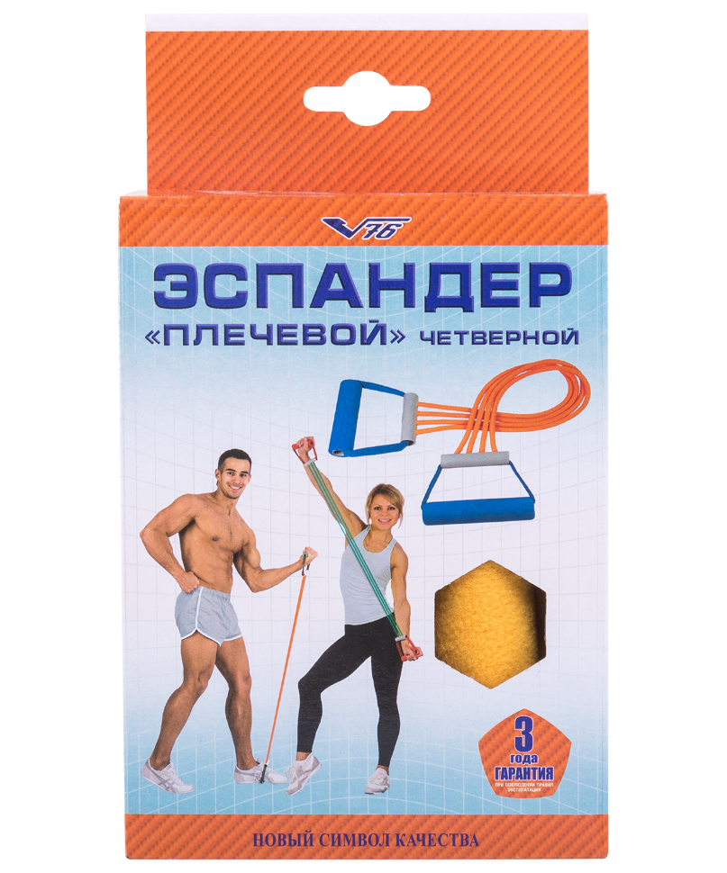 Эспандер плечевой резиновый, 4 струны