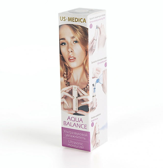 Us Medica Ультразвуковой увлажнитель Aqua Balance Af (розовый/золотой) 