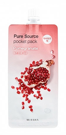 Missha Pure Source Pocket Pack Pomegranate 10 мл Глиняная очищающая маска с гранатом 