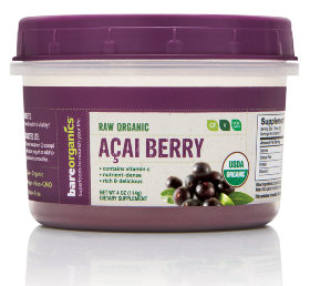 BareOrganics Acai Fruit Powder 114 г