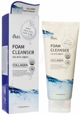 Ekel Пенка для умывания с коллагеном Foam Cleanser Collagen 180 мл