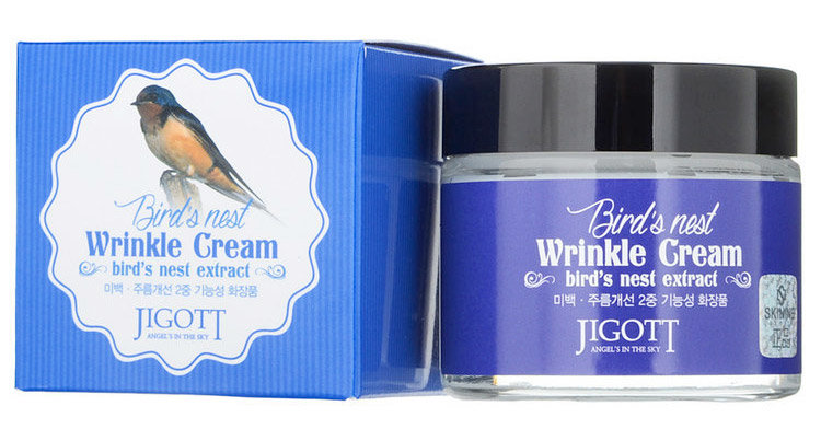 Jigott Bird's Nest Wrinkle Cream 70 мл Антивозрастной крем с экстрактом ласточкиного гнезда 
