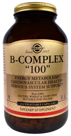 Solgar B-Complex "100" 250 капул