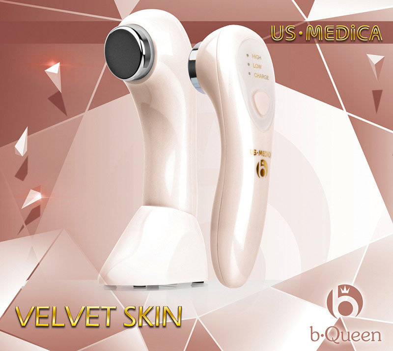 Us Medica Ультразвуковой прибор для тела Velvet Skin (розовый) 