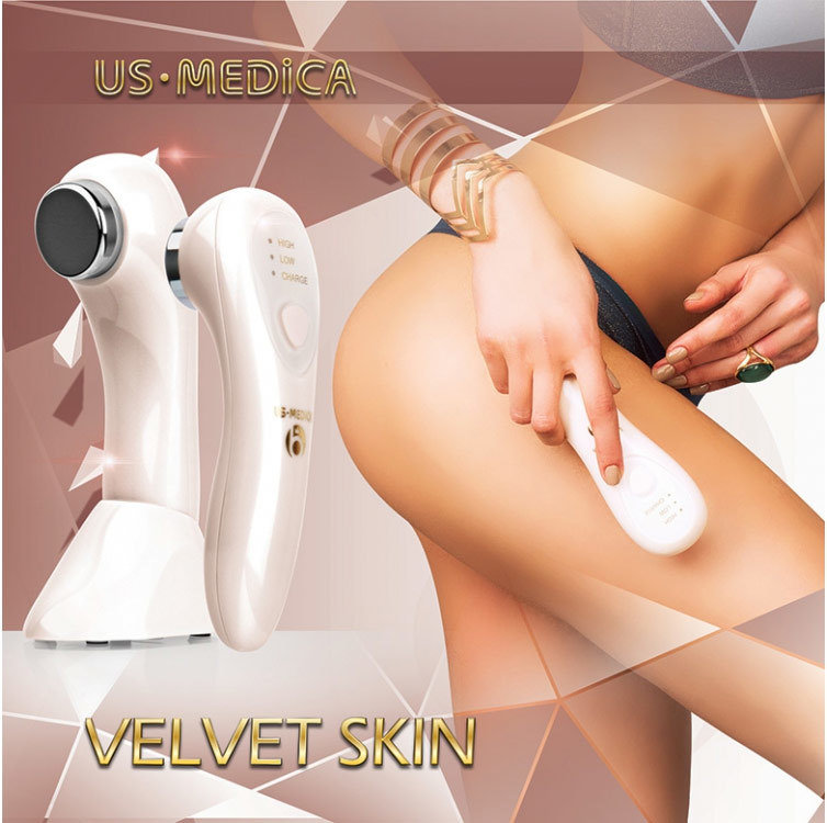 Us Medica Ультразвуковой прибор для тела Velvet Skin (розовый) 