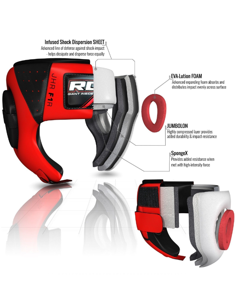 Шлем открытый JHR-F1R RED