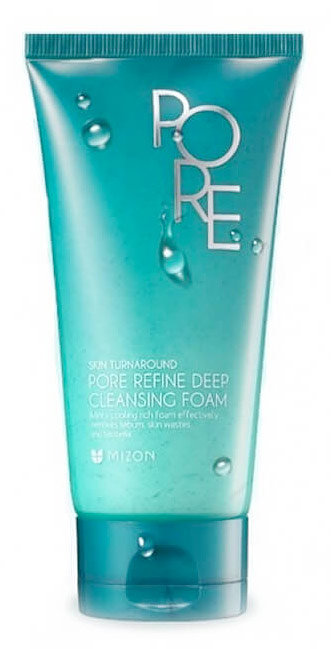 Mizon Pore Refine Deep Cleansing Foam 120 мл Пенка для умывания жирной кожи 
