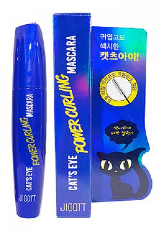 Jigott Cat's Eye Power Curling Mascara 12 г Тушь для ресниц подкручивающая 