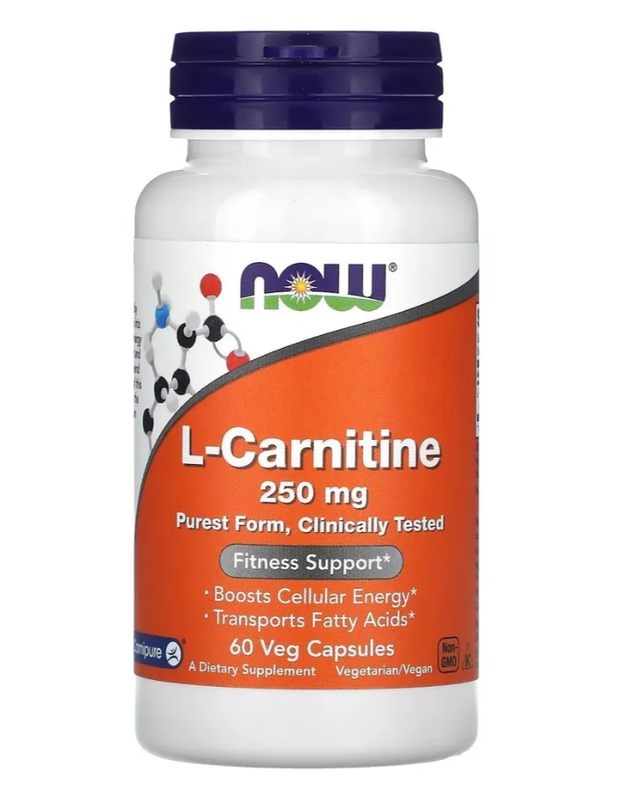 Now L-Carnitine 250 мг 60 капсул