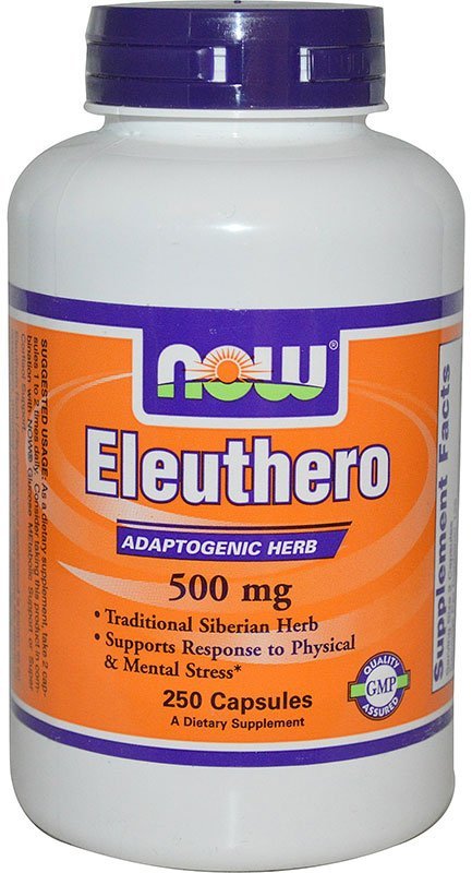 Now Eleuthero 500 мг 250 капсул 