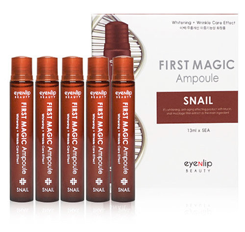 Eyenlip First Magic Ampoule Snail Ампулы для лица с улиточным экстрактом, 13мл*5 