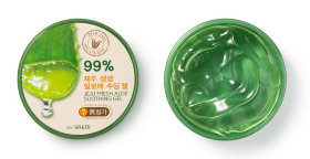 The Saem Jeju Fresh Aloe Soothing Gel 99% 300 мл Гель с алоэ универсальный увлажняющий