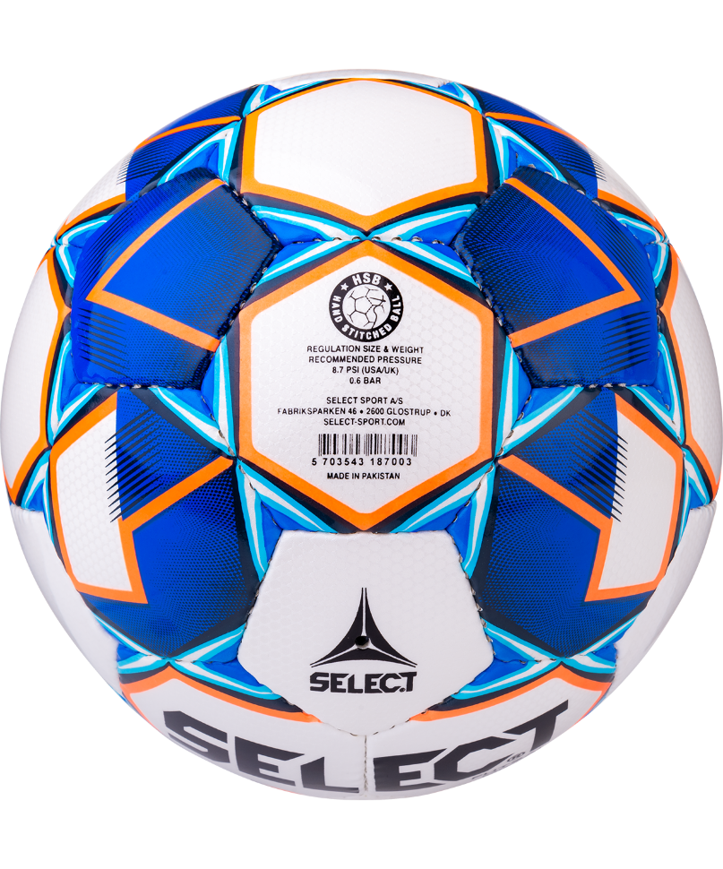 Мяч футзальный Futsal Mimas IMS 852608 №4, белый/синий/оранжевый/черный