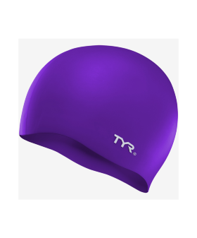 Шапочка для плавания Wrinkle Free Silicone Cap, силикон, LCS/510, фиолетовый