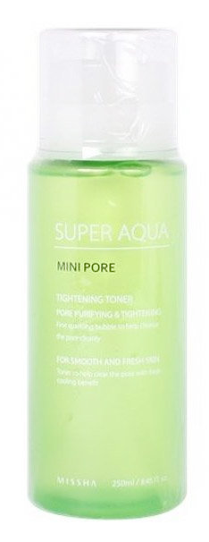 Missha Super Aqua Mini Pore Tightening Toner 250 мл Тоник для сужения пор