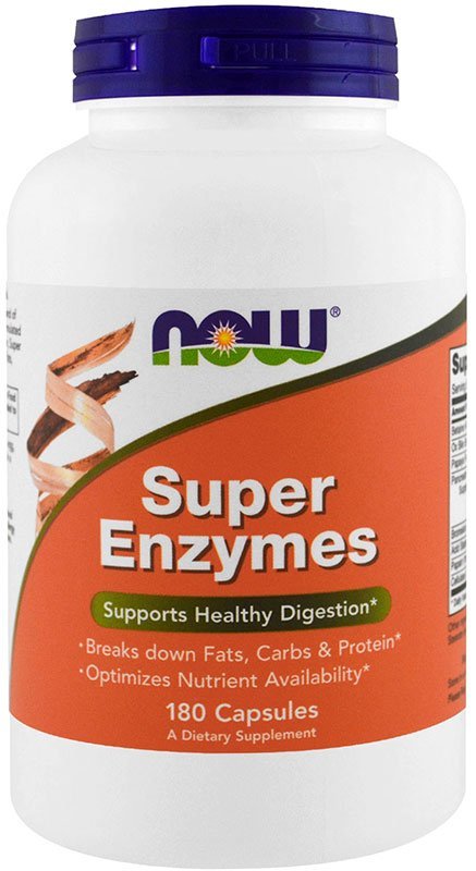 Now Super Enzymes 180 капсул 
