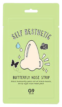G9 Skin Self aesthetic Butterfly Nose Strip Очищающие полоски для носа 