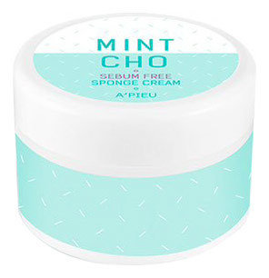 A'pieu Mintcho Sebum Free Sponge Cream 50 г Крем-губка точечный для жирной кожи 