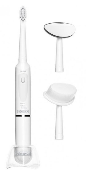Us Medica Звуковая электрическая зубная щетка 3 в 1 Smile Expert Plus (белая)