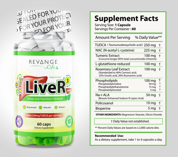 Revange Nutrition Liver Pro 60 капсул 
