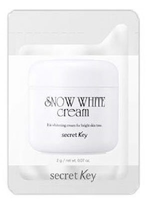 Secret Key Snow White Cream 2 г Крем с активным отбеливающим действием 