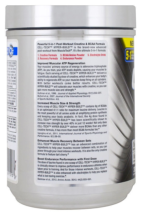 MuscleTech Performance Series Cell Tech Hyper-Build 482 г