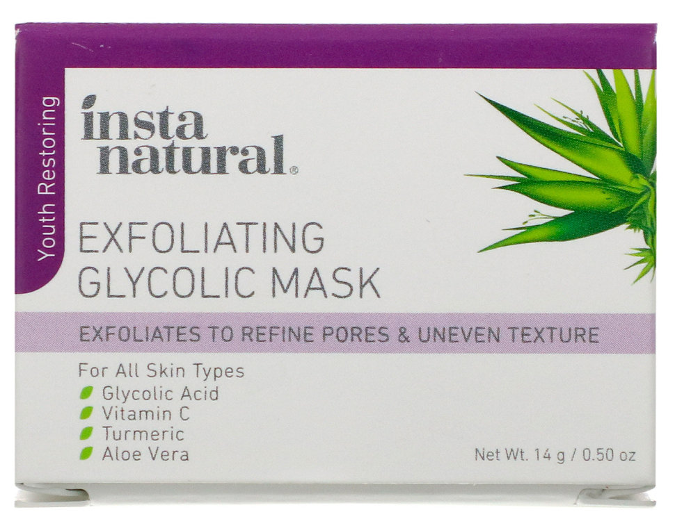InstaNatural Exfoliating Glycolic Mask 56 г 