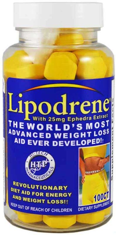 Hi-Tech Pharmaceuticals Lipodrene 25 mg Ephedra 100 таблеток