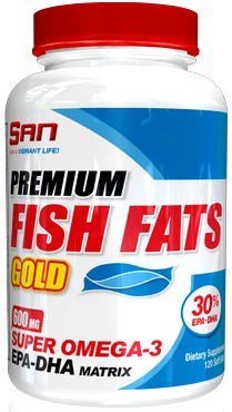 San Premium Fish Fats Gold 120 капсул 