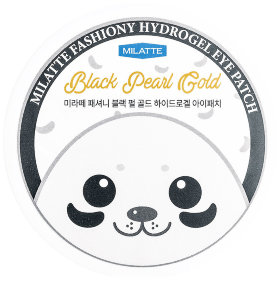 Milatte Fashiony Black Pearl Gold Hydrogel Eye Patch 90 г Патчи для кожи вокруг глаз с черным жемчугом и золотом