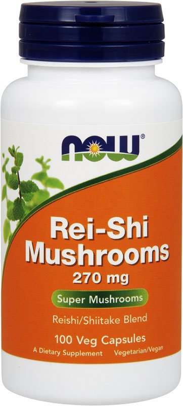 Now Rei-Shi Mushrooms 270 мг 100 капсул 