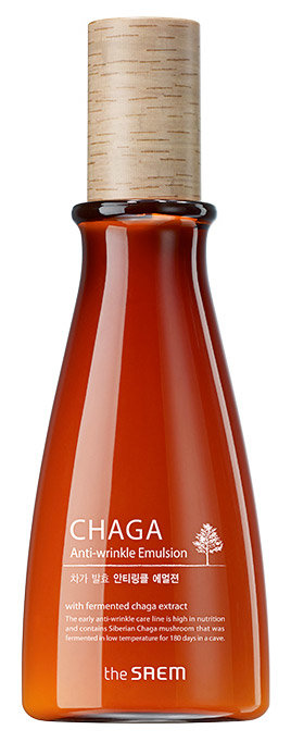 The Saem Chaga Anti-wrinkle Emulsion 140 мл Эмульсия антивозрастная обогащенная с экстрактрактом чаги 