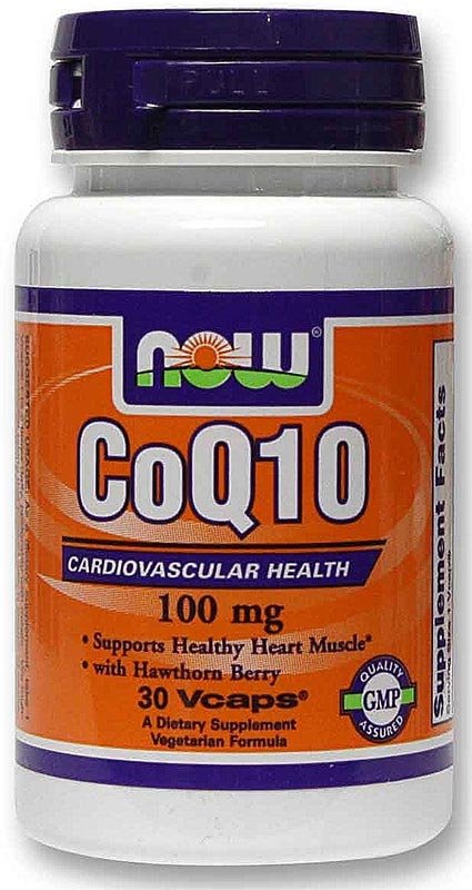 Now CoQ10 100 мг 30 капсул 