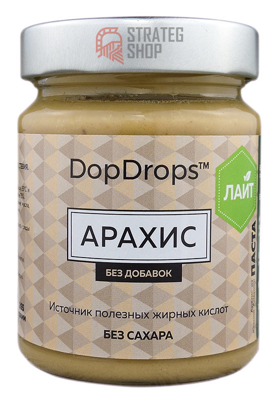 DopDrops Паста Арахис Лайт Без добавок 265 г 