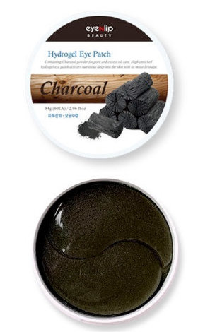 Eyenlip Charcoal Acid Hydrogel Eye Patch 84 г Патчи для глаз гидрогелевые, 60 штук