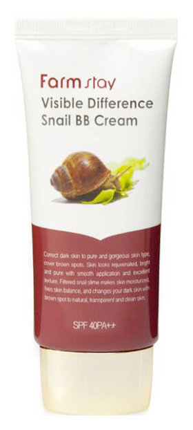 FarmStay Visible Difference Snail Bb Cream 50 г Крем Бб восстанавливающий улиточный