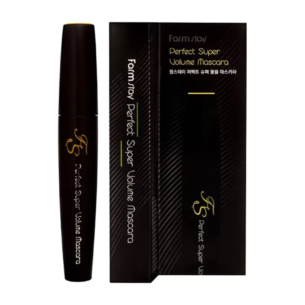 FarmStay Тушь для ресниц объемная и подкручивающая Perfect Super Volume Mascara 12 г
