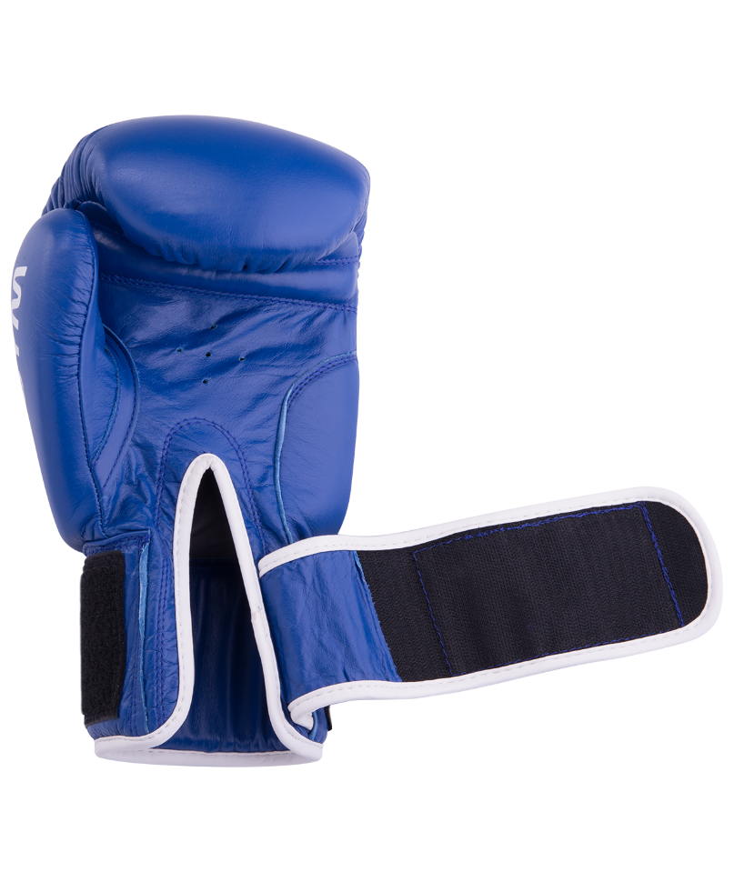 Перчатки боксерские GYM BGG-2018, 12oz, кожа, синие 