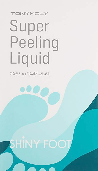 Tony Moly Shiny Foot Super Peeling Liquid Жидкий пилинг для ног 2х25 мл 