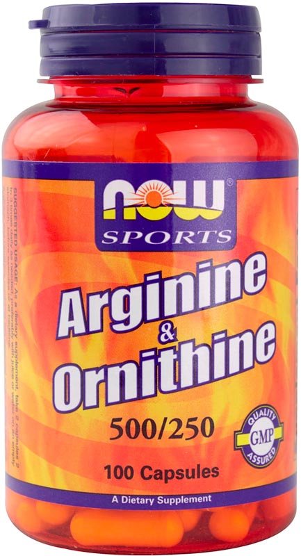 Now Arginine & Ornithine 100 капсул
