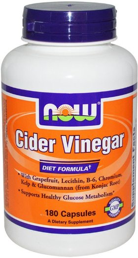 Now Cider Vinegar Сидровый уксус 180 капсул