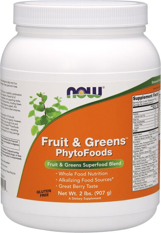 Now Fruit & Greens PhytoFoods 907 г