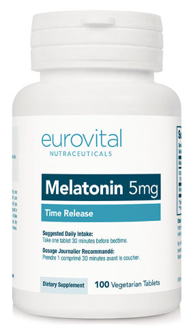 EuroVital Melatonin 5 мг Time Release 100 таблеток