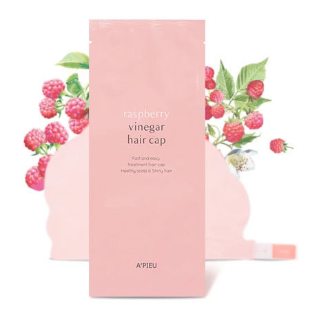 A'pieu Raspberry Vinegar Hair Cap 35 г Маска для волос с малиновым уксусом 