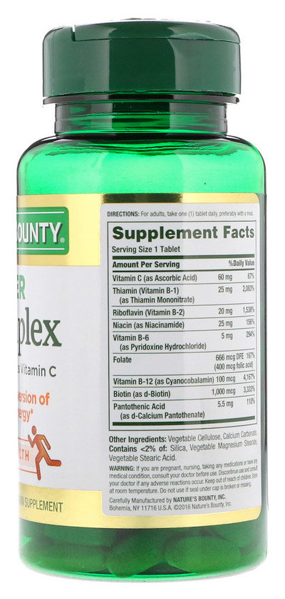 Nature's Bounty Super B-Complex 150 таблеток