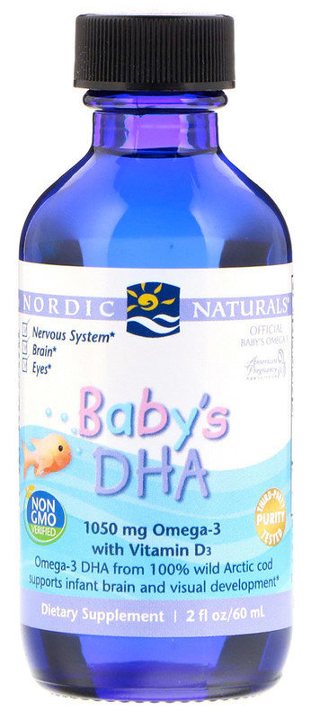 Nordic Naturals Baby's Dha With Vitamin D3 60 мл 