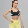 Женский бра-топ Shape UP FA-WB-0102-BYL, черный/желтый